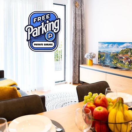 Masarykova Residence - Modern 1-Bedroom In City Center & Free Parking Liubliana Exterior foto